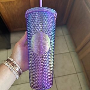 Starbucks purple oil slick